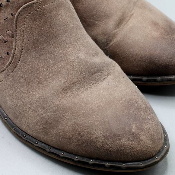 Rampage Eon Taupe Booties Size 9.5 M Back Zipper - Picture 4 of 11